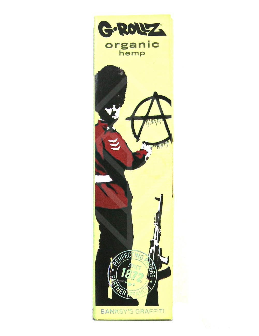 G-ROLLZ | Banksy's Graffiti - Organic Hemp Extra Thin - 50 KS Papers + Tips