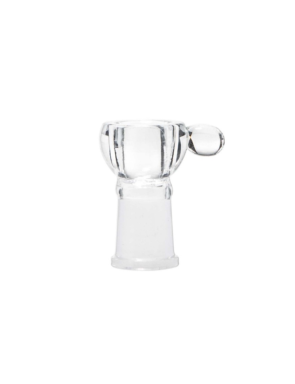 Grace Glass | Стеклянная чаша с розеткой и стеклянной бусиной - SG:18,8 мм